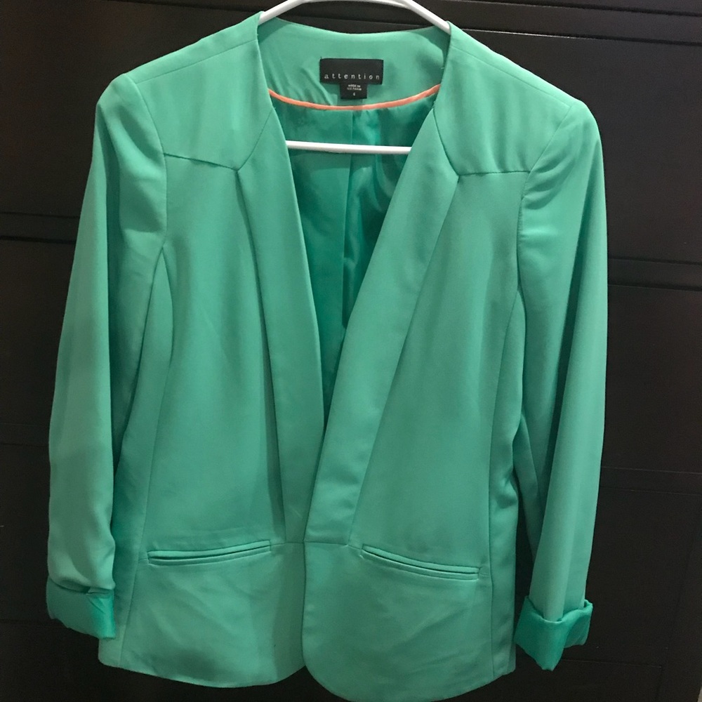 Green blazer